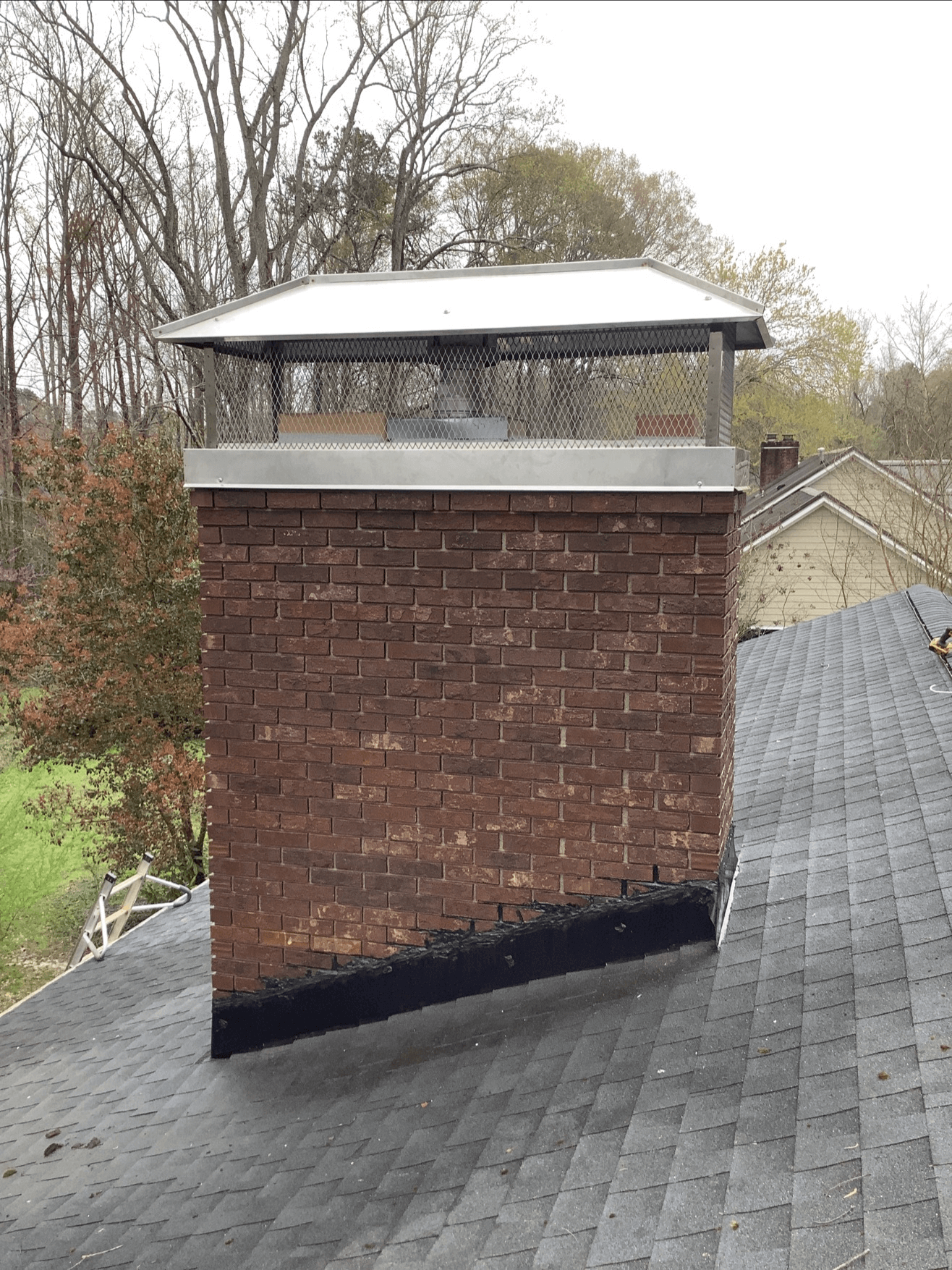 Before and After work by Carolina Chimney Services
